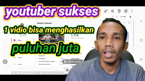 Cara Menjadi Youtuber Pemula Dari Sampai Mendapatkan Uang Puluhan