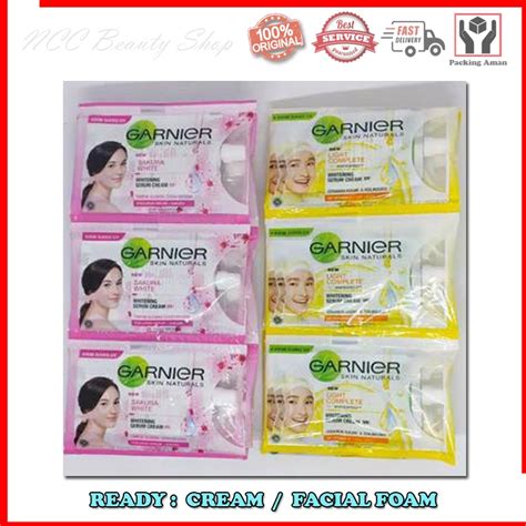 Jual Sachet Ncc Garnier Whitening Serum Cream Saset Sakura With