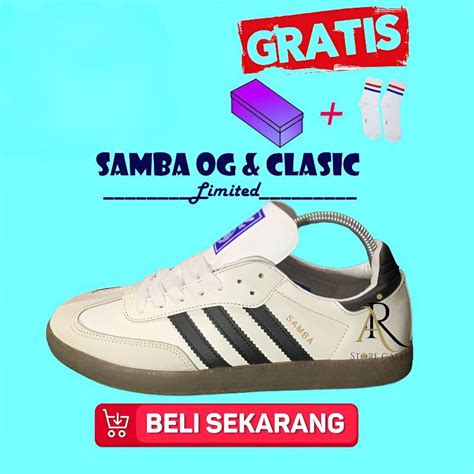 Jual Sepatu Sneakers Ads Casual Pria Samba Og Clasic Klasik Quality