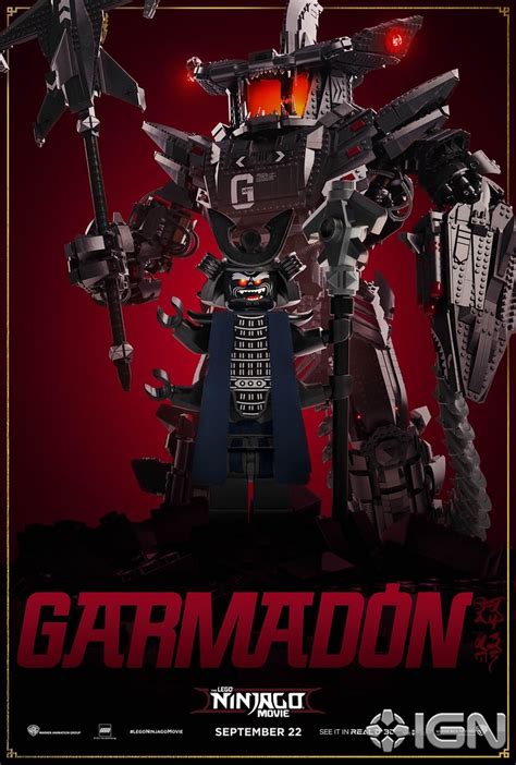 The Lego Ninjago Movie Character Poster Garmadon A Photo On Flickriver