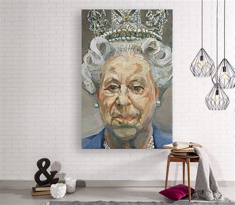 Lucian Freud /her Majesty Queen Elizabeth Ii/canvas - Etsy UK