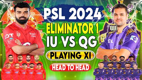 Quetta Gladiators Vs Islamabad United Psl Eliminator Details