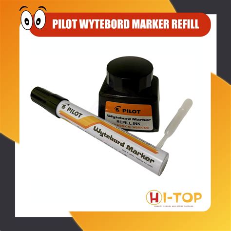 Whiteboard Marker Refill Ink Pilot Wytebord Black 30ml Shopee