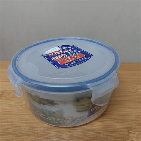 Lock Lock Classic Airtight Round Food Container Ml Hpl