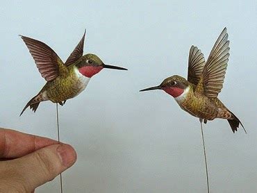 Papercraft Hummingbird Tektonten Papercraft