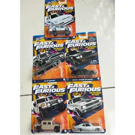 Hot Wheels Mainline Series Fast Furious Hw Decades Of Fast Volkswagen Jetta Mk Hummer H El