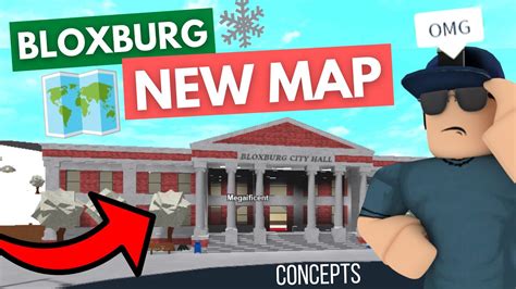 BLOXBURG S NEW MAP CITY HALL DESIGN Update Concepts YouTube