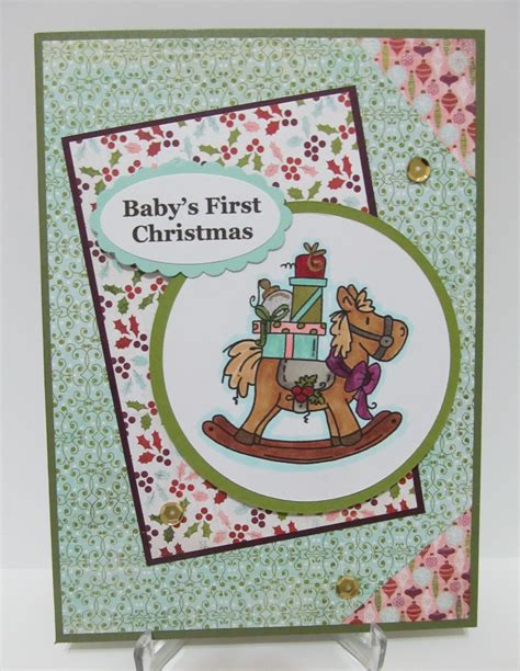 Savvy Handmade Cards: Baby's First Christmas Card