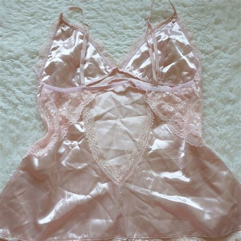 Pink Silk Lingerie Women S Fashion Undergarments Loungewear On Carousell