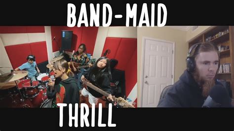 BAND MAID THRILL REACTION YouTube