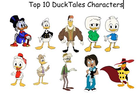 Top 10 DuckTales Characters by briancabillan on DeviantArt