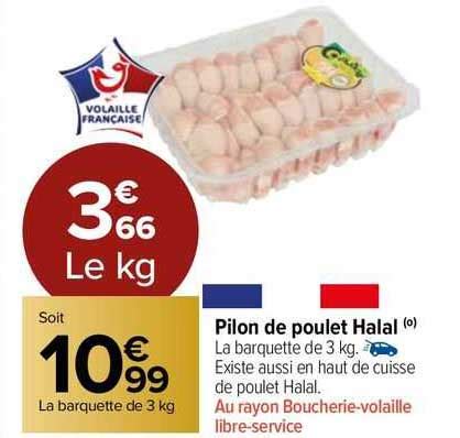 Promo Pilon De Poulet Halal Chez Carrefour Market Icatalogue Fr