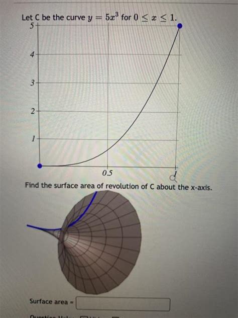 Solved Let C Be The Curve Y 5x For 0