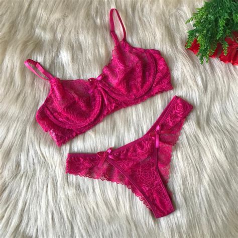 Conjunto Lingerie Calcinha E Soutien Sem Bojo Aro Sensual Sexy Luxo