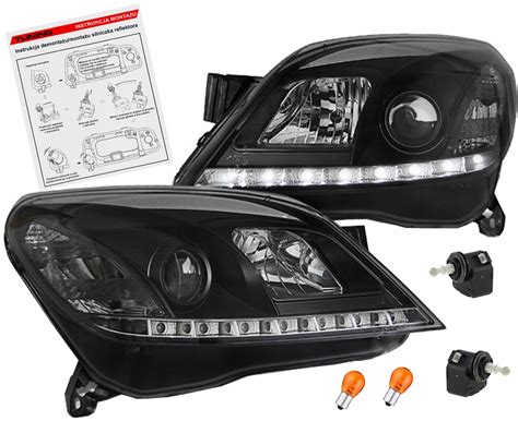 Купить OPEL ASTRA H 04-10 ЛАМПЫ Светодиодные фары ЧЕРНЫЕ H7H1: отзывы ...