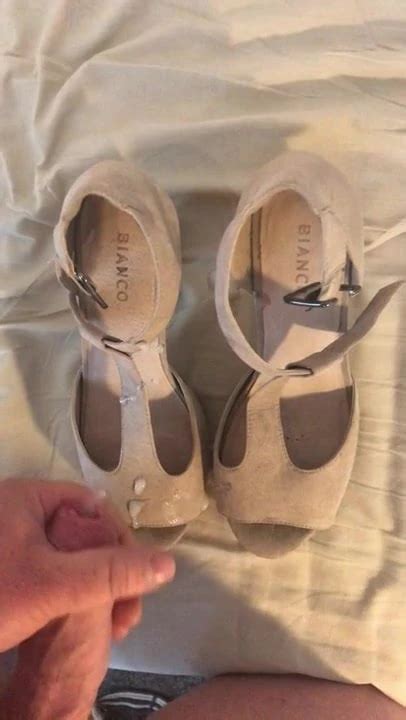 Huge Cum On My Gfs Brand New High Heels Gay Amateur Porn Xhamster