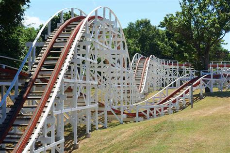 Old Wooden Roller Coaster