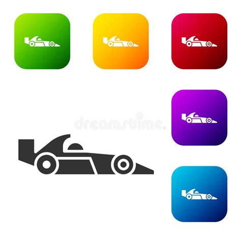 Speedway Motor Racing Sport Icons Stock Illustrations Speedway