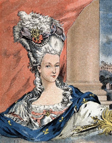 Portrait Of Marie Antoinette By Lorraine Habsburg Queen Of France