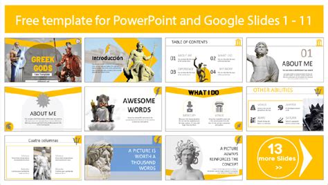 Greek Gods Template - PowerPoint Templates and Google Slides