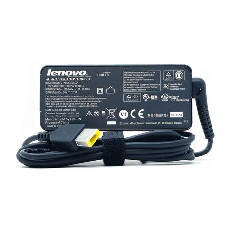 Lenovo 01FR035 45W 20V 2 25A Slim Yellow Square Tip AC Adapter