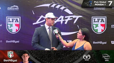 Jacobo S Nchez S Ptimo Pick Global Del Draft Lfa Youtube