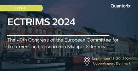 Ectrims 2024 Insights Exploring Ms Biomarkers And Role Of Qtrx 上海玮驰