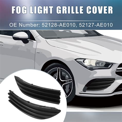 1 Pair Left Right Fog Light Grille Cover 52128 AE010 52127 AE010 For