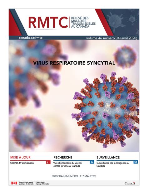 Rmtc Volume Numero Le Avril Virus Respiratoire