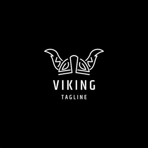 Plantilla Vectorial De Dise O De Logotipo Vikingo Vector Premium