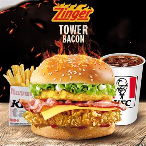 Zinger Tower Bacon KFC Portugal