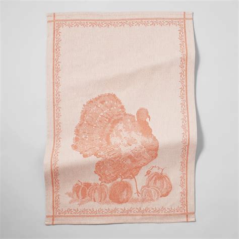 Sur La Table Thanksgiving Jacquard Turkey Kitchen Towel Sur La Table