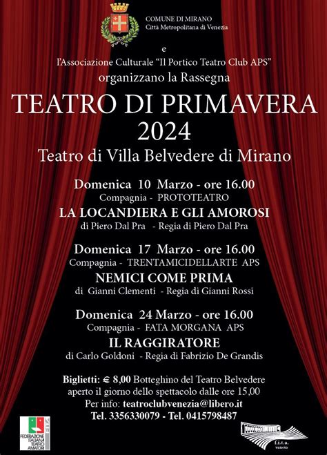 Decima Rassegna Teatro Di Primavera Al Teatro Belvedere Comune Di