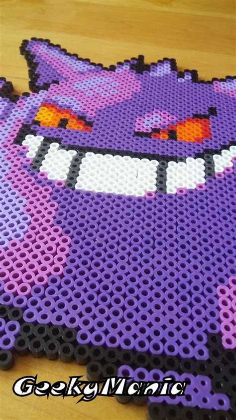 Pokémon Gengar Perler Beads Etsy