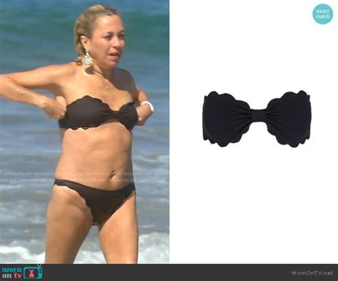 Suttons Black Scalloped Bikini On The Real Housewives Of Beverly Hills