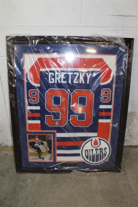 Framed Wayne Gretzky Autographed Jersey | Property Room