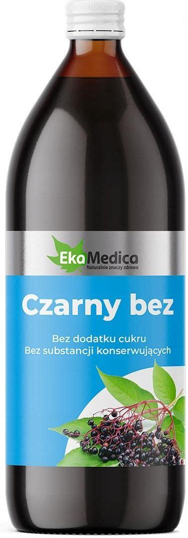 Preparat Medycyny Naturalnej Ekamedica Sok Z Czarnego Bzu 100 1L