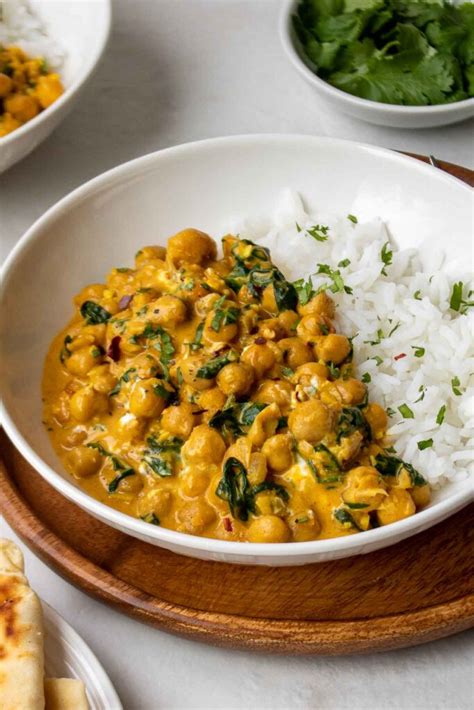 Spinach Chickpea Curry Stephanie Kay Nutrition