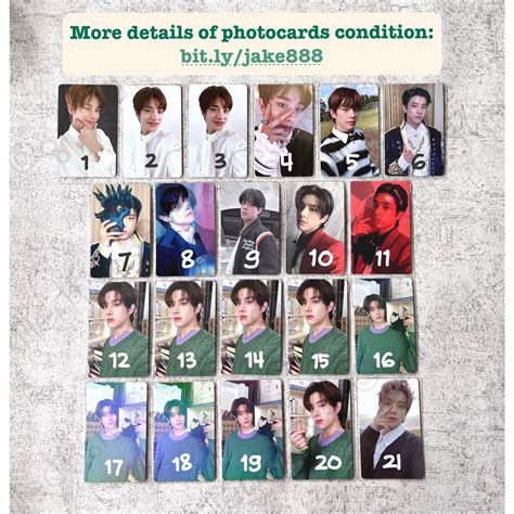 Jual CEK VARIASI ENHYPEN JAKE OFFICIAL PC Photocard Poca EN Enha Sim