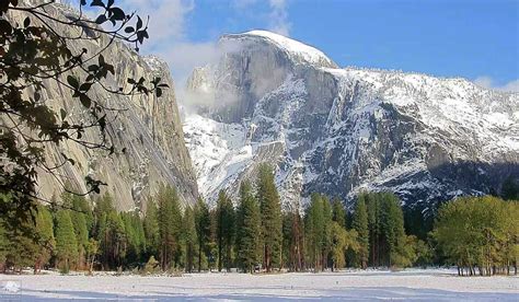 Yosemite Gets Pummeled With Snow Looks Like A Winter Wonderland