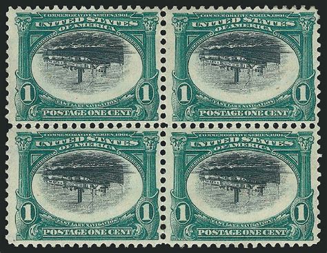 Value Of US Stamps Scott Catalog 294 1901 1c Pan American Exposition