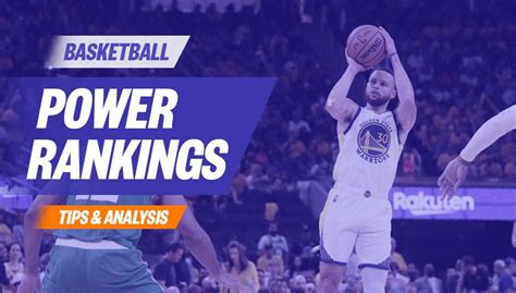 NBA Power Rankings - Palmerbet Blog