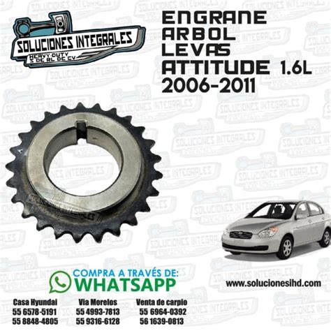 ENGRANE ARBOL LEVAS ATTITUDE 1 4L 1 6L 06 11 Soluciones IHD