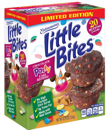 Little Bites® Chocolate Party Cake Muffins | Little Bites® Snacks