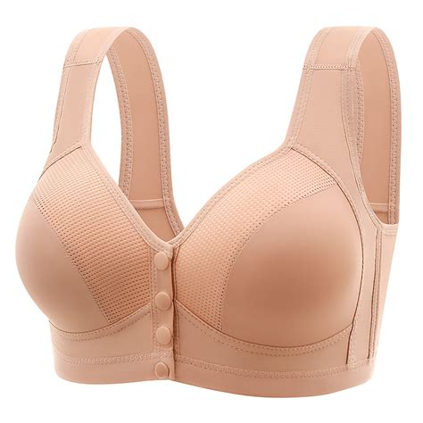 Nerohusy Women Plus Size Bras No Underwire Daisy Bras For Older Women