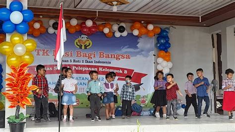 Pentas Seni Dan Pelepasan Kelompok B Tk Mbb Rawakalong Roti Ikan