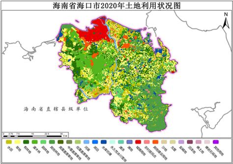 2020年海南省海口市土地利用数据 地理遥感生态网