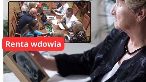 Sejm Renta Wdowia Youtube