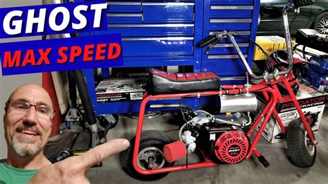 Ghost Max Top Speed On The Azusa Minibike Youtube