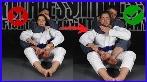 De Rear Naked Choke Vanaf De Rug MMA BJJ GRAPPLING YouTube